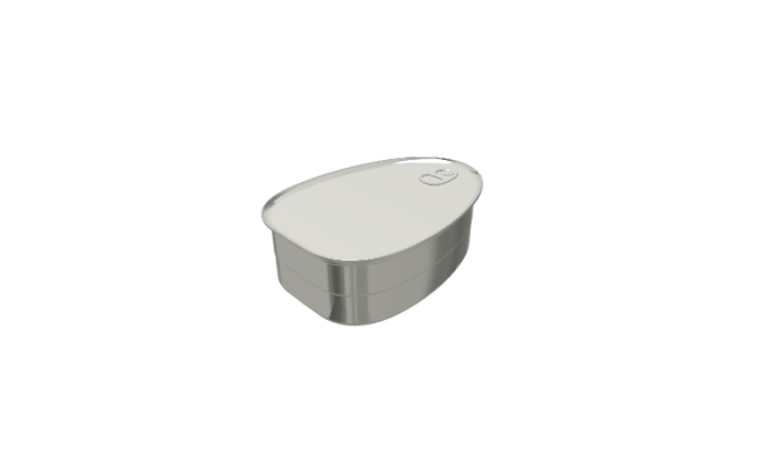Pear-shaped Aluminium Food Can